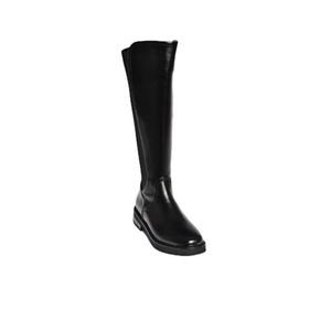 Fox Shoes V312212360 Siyah Rustik Arkası Lastik Detaylı Kadın Çizme