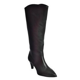 Fox Shoes V404021109 Siyah Alçak Topuklu Kadın Çizme