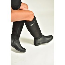 Fox Shoes V726721502 Siyah Süet Günlük Kadın Çizme