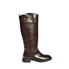 Fox Shoes V973720909 Kahverengi Klasik Alçak Tabanlı Kadın Çizme