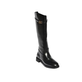 Fox Shoes V973720909 Siyah Klasik Alçak Tabanlı Kadın Çizme