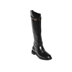 Fox Shoes V973720909 Siyah Klasik Alçak Tabanlı Kadın Çizme