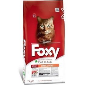 Foxy Adult Somon Omega Plus 15 kg Kedi Maması
