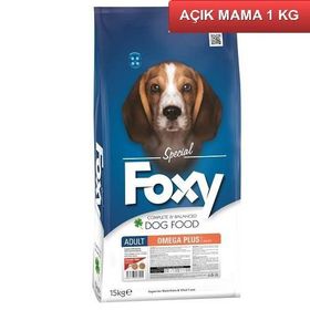 Foxy Somonlu 1 kg Yetişkin Açık Köpek Maması