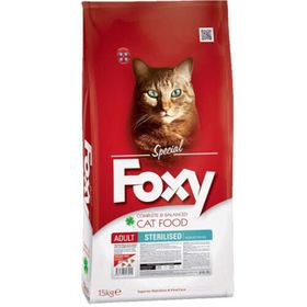 Foxy Sterilised Tavuk Etli 3 kg Kısırlaştırılmış Kedi Maması
