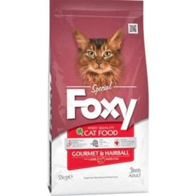 Foxy Yetişkin Kuzu Etli 2 kg Kedi Maması gourmet & hairball