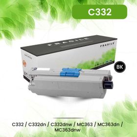 Fragile Siyah C332 - 46508736 Uyumlu Muadil Toner