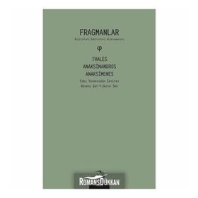 Fragmanlar - Anaksimandros Anaksimenes Thales
