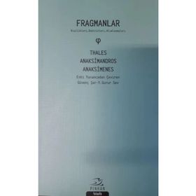 Fragmanlar: Kişilikleri-Doktrinleri-Alımlanmaları - Anaksimandros