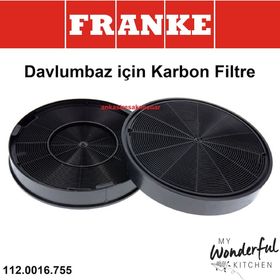 Franke 112.0016.755 Davlumbaz Karbon Filtre