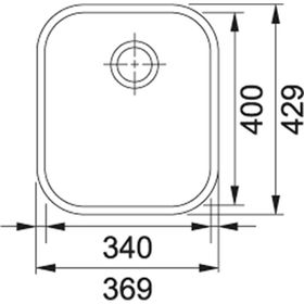 Franke Baccini AMX 110-34 Tezgah Altı Evye