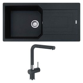 Franke Basis BFG 611-86 Nero Granit Evye