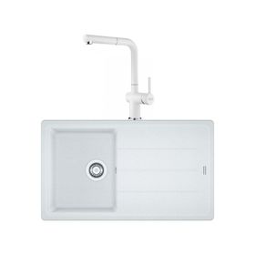 Franke BFG 611-86 ve Active Plus Doccia Granit Eviye