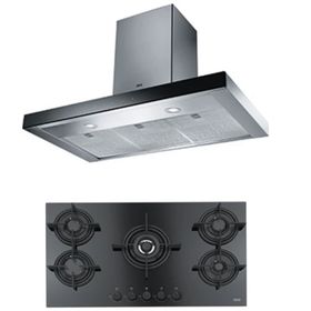 Franke Fcr 925 Tc BK/XS/900 Black Glass Davlumbaz Fhcr 905 4g Tc He Bk C Black Glass Ocak Ankastre Set