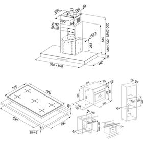 Franke Fcr 925 Tc BK/XS/900 Black/inox Davlumbaz Fhng 905 4g Tc Bk C Black Ocak Fsl 86 H Xs Black/inox Fırın Ankastre Set