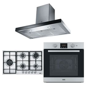 Franke Fcr 925 Tc BK/XS/900 Mythos Davlumbaz - Fhnl 905 4g Tc Xs Ocak - Fsl 86 H Xs Fırın Ankastre Set