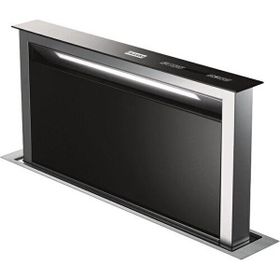 Franke FDW 908 IB XS B.Glass Downdraft Siyah Ankastre Davlumbaz