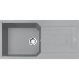 Franke Fragranit Urban Ubg 611-100 Stone Grey Tekgözlü+Active Plus Doccia Stone Grey Evye Armatür