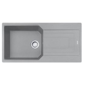 Franke Fragranit Urban Ubg 611-100 Stone Grey Tekgözlü+Active Plus Doccia Stone Grey Evye Armatür