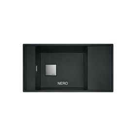 Franke Fresno FSG 611-86 Nero Tek Gözlü Damlalıksız Renkli Eviye