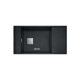 Franke Fresno FSG 611-86 Nero Tek Gözlü Damlalıksız Renkli Eviye