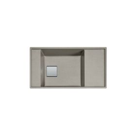 Franke Fresno FSG 611-88 Stone Grey Tek Gözlü Damlalıksız Renkli Eviye