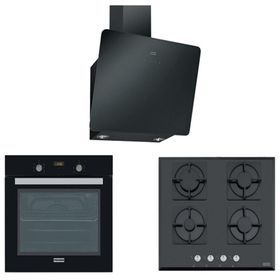 Franke Glass Linear Black Ankastre Set
