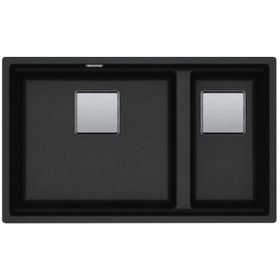 Franke KNG 160-46-21 Kubus 2 Nero Granit Eviye