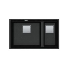 Franke KNG 160-46-21 Kubus 2 Nero Granit Eviye