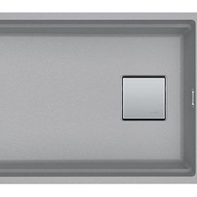 Franke Kubus 2 Kng 110-62 Stone Grey Tek Gözlü Damlalıksız Renkli Eviye
