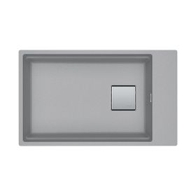 Franke Kubus 2 Kng 110-62 Stone Grey Tek Gözlü Damlalıksız Renkli Eviye