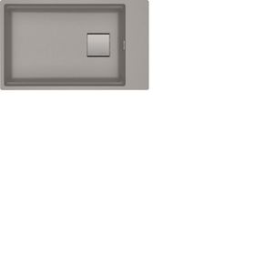 Franke Kubus 2 Kng 110-62 Stone Grey Tek Gözlü Damlalıksız Renkli Eviye