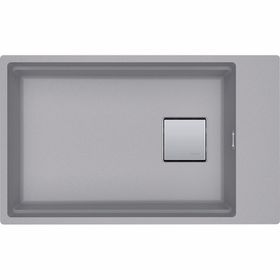 Franke Kubus 2 Kng 110-62 Stone Grey Tek Gözlü Damlalıksız Renkli Eviye
