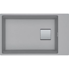 Franke Kubus 2 Kng 110-62 Stone Grey Tek Gözlü Damlalıksız Renkli Eviye