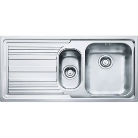 Franke Logicaline LLL 651 Sol Damlalıklı Dekorlu Paslanmaz Çelik Eviye