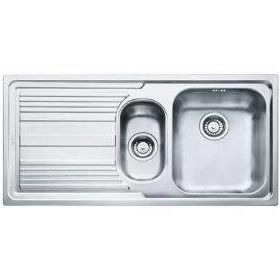 Franke Logicaline LLL 651 Sol Damlalıklı Dekorlu Paslanmaz Çelik Eviye