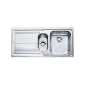 Franke Logicaline LLL 651 Sol Damlalıklı Dekorlu Paslanmaz Çelik Eviye
