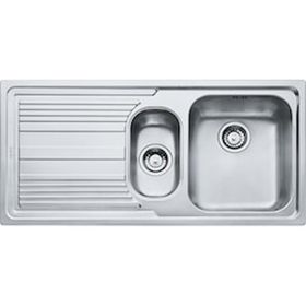 Franke Logicaline LLL 651 Sol Damlalıklı Dekorlu Paslanmaz Çelik Eviye