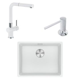 Franke Maris MRG 210/110 52 Bianco Granit Eviye Seti