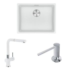 Franke Maris MRG 210/110 52 Bianco Granit Eviye Seti