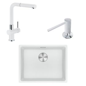 Franke Maris MRG 210/110 52 Bianco Granit Eviye Seti