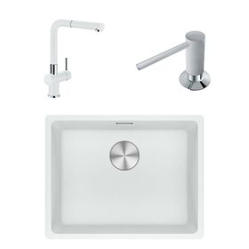 Franke Maris MRG 210/110 52 Bianco Granit Eviye Seti