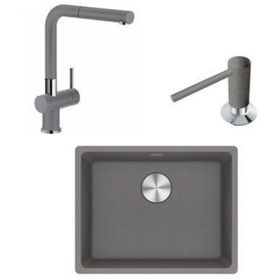 Franke MRG 110-52 Stone Grey 52x40 cm Granit Eviye