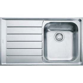 Franke Neptun NET 611 Sol Damlalıklı Mikrodekorlu Paslanmaz Çelik Eviye