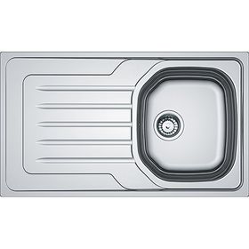 Franke Ondaline OLX 611 Sol Damlalıklı Paslanmaz Çelik Eviye