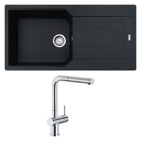 Franke UBG 611-100 Urban Fragranite Nero Evye