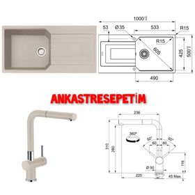 Franke UBG 611-100 Urban Fragranite Sahara Evye