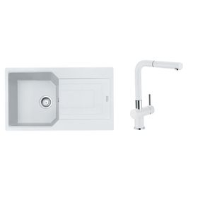Franke UBG 611-86 Bianco Granit Eviye