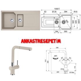 Franke UBG 651-100 Urban Fragranite Sahara Evye