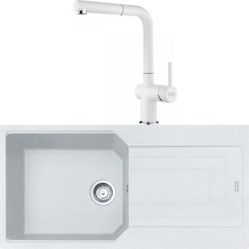 Franke Urban UBG 611-100 Bianco Granit Eviye-Active Plus Doccia Batarya Seti